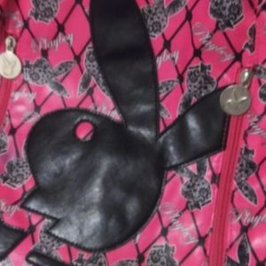 Playboy logoed handbag medium to large size. Pink